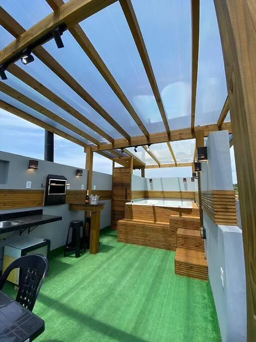 Casa Conceito Com Jacuzzi, Vista E Ar Na Praia Do Rosa Imbituba  Brasilien